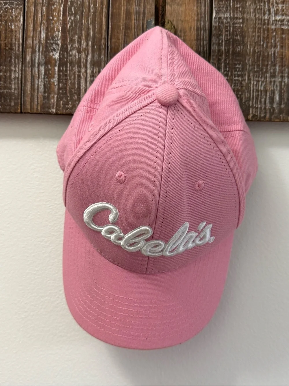 Cabela's Pink Kids Logo Baseball Hat